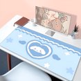 thumbnail image 5 of Alfombrilla de ratón Sanrio Cinnamoroll Kawaii para ordenador portátil, alfombrilla para teclado de gabinete de jugador de Anime, alfombrilla de escritorio de dibujos animados, 5 of 5