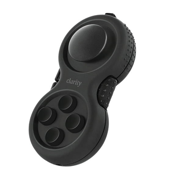 Clarity 8 Function Fidget Toy, Black