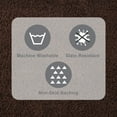 thumbnail image 4 of Mainstays Performance Recycled Polyester 3 Piece Bath Rug Set, Brown Basket, 4 of 8
