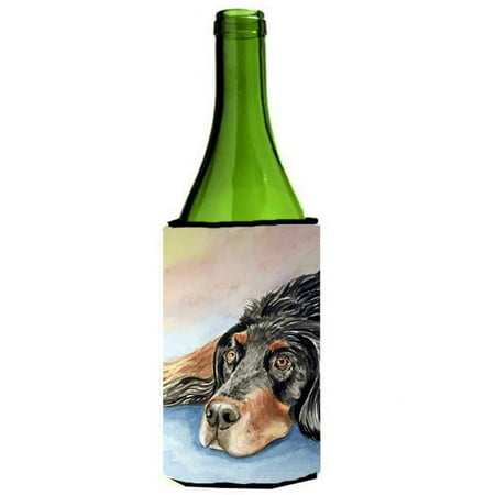 

Gordon Setter Waiting on Mom Wine bottle sleeve Hugger 24 oz.