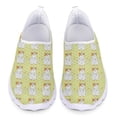 thumbnail image 1 of Nuevos zapatos planos casuales para mujer, bonitos y atractivos zapatos de enfermera con estampado de dibujos animados de médico y gatito, cómodos y suaves, zapatillas de malla, 1 of 5