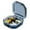 🥝 Blue_New#1081, variant on Airtight Pill Organizer Box Waterproof Travel Medicine Case for Daily Supplement Storage