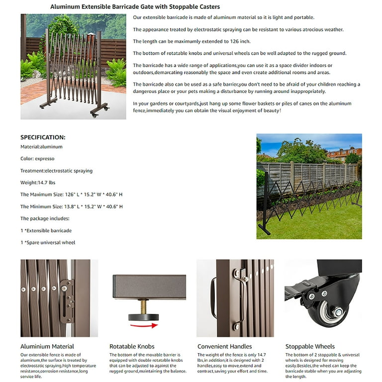 Dog gate top on wheels