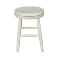 thumbnail image 6 of International Concepts 18 in. Scooped Seat Swivel Dining Chair, 6 of 6