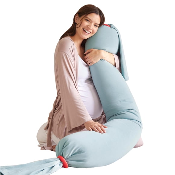 Almohada de embarazo bbhugme, soporte ajustable para todo el cuerpo