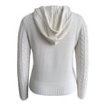thumbnail image 2 of Suéter George para Mujer, con Gorra y Jareta Ajustable Cierre Trenzado de Cable Beige Talla G, 2 of 4