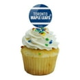 thumbnail image 5 of NHL Toronto Maple Leafs Logo Cupcake Picks Toppers Decoration Set of 6, 5 of 7