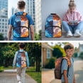 thumbnail image 2 of Jeiento Fire Ice Wolf Backpack and Lunch Box Set for Kids Boys Water Resistant Large Capacity 4Pcs School Bag Set with Pencil Case Bookmarks 17 Inch School Backpack for Elementary, 2 of 7