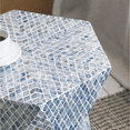 thumbnail image 6 of GZXS 19 Inch Hexagon Side End Table, Decorative Accent Table, No Assembly Required, Blue, 6 of 6