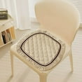 thumbnail image 4 of Aqestyerly Avoid Slip Embroidered Crystal Velvet Chair Cushion - office Desk and Chair Universal Seat Cushion,Pulling Rabbit Plush Toy Keychain for Home and office Use, 4 of 5