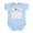 Sky Blue, variant on CafePress - Leapyeakid Body Suit - Baby Light Bodysuit, Size Newborn - 24 Months