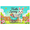 4A, variant on Colorful Spring Themed Banner with Bunny Flowers and Butterflies Background Backdrop Decor for Spring Party Garden Party Outdoor Gathering Family Celebration Photography Props