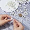 thumbnail image 3 of 100 piezas de broches de perlas en 5 tamaños, botones de perlas, remaches de perlas, botones sin coser, botones de rosca de perlas, alfileres de perlas removibles y reutilizables., 3 of 8