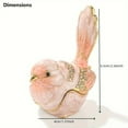 thumbnail image 2 of 2PCS Little Bird Trinket Boxes Hinged Hand-Painted Enamel Bird Jewelry Box, Mini Jewelry Organizer for Rings Earrings Necklaces, Animals Ornaments Collectible Bird Figurine Gifts for Women, Pink&Blue, 2 of 5