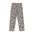 thumbnail image 4 of Kdxio Daisies Flowers Print Men's Sleep Pajama Pant Lounge Pants with Pockets, 4 of 8