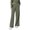 Green, variant on AILIYIL Womens Dress Pants Wide Leg Work Business Casual Trousers Flowy High Elastic Waisted Pants With Pockets (Navy Blue,M)