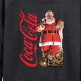 thumbnail image 3 of Coca-Cola - Vintage Santa With Presents - Women's Lightweight French Terry Long Sleeve Shirt, 3 of 5