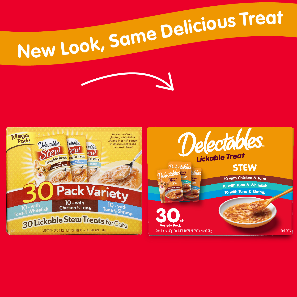 Delectables Stew Lickable Cat Treats Variety Pack, 30 Count photo 2