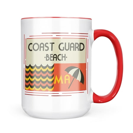 

Neonblond US Beaches Retro Coast Guard Beach Mug gift for Coffee Tea lovers