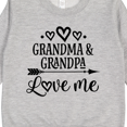 thumbnail image 3 of Inktastic Grandma Grandpa Love Me Arrow Toddler Sweatshirt, 3 of 4