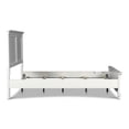 thumbnail image 3 of Benjara Umi Full Size Bed- Classic Panel Design with Molded Details- White Wood, 3 of 7