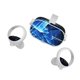 thumbnail image 2 of Monstrate Cubierta de auriculares VR Controlador de auriculares VR Juego de pegatinas protectoras Reemplazo de piel de PVC para Quest 2 Type9 NO9, 2 of 6