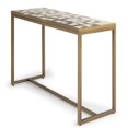 thumbnail image 4 of Pemberly Row Contemporary Geometric Stainless Steel Console Table, 4 of 14