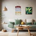 thumbnail image 2 of 5 Layers Hanging Wooden Sign, Wood Sign Wall Decor, Wooden Plaque Sign for Farmhouse Home, Rustic Hanging Wood Sign, 11.8 x 19.7 in, 2 of 5