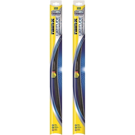 Rain-X 2 Pack 28" Latitude 2-IN-1 Water Repellency Windshield Wiper Blades - 810168