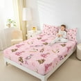 thumbnail image 4 of Manfei Christmas Nutcracker Soldier Full Size Sheets,Cartoon Unicorn Bed Sheets,Gold Xmas Bell Sheet Sets For Child,Breathable Home Decor,4 Pieces, 4 of 7