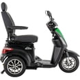 thumbnail image 3 of Pride Mobility Baja Raptor 2 Recreational Scooter W/ Available Extended Warr Matte Black with Green Insert, 3 of 9