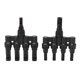 thumbnail image 5 of Conector T Solar, Resistencia A Altas Temperaturas, Larga Vida útil, Conector De Rama Solar De 1 A 4, 2 Piezas Para La Industria, 5 of 7