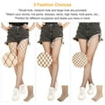 thumbnail image 4 of Fishnet Stockings, Moclever Women’s Stretchy Fishnet Tights, High Waist Hollow Mesh Legging Hosiery, Net Pantyhose Gift for Girls or Mother's Day(Large Hole, 1Pack), 4 of 6