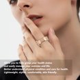 thumbnail image 4 of Smart Ring Health Tracker, Comfortable IP68 Water Resistant Smart Fitness Tracker Ring  for Outdoor Inner Diameter 17.3mm,Inner Diameter 18.1mm,Inner Diameter 18.9mm,Inner Diameter, 4 of 7