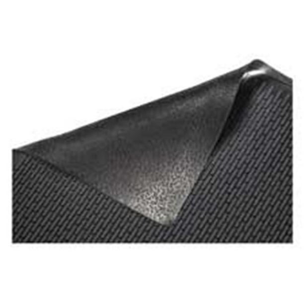 Scraper Outdoor Mat Rubber Traps DirtGrime 3ft.x5ft. Black