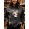 thumbnail image 3 of Festive Frights Halloween Hoodie for Men and Women, Unisex Pullover Hooded Sweatshirt, Comfortable Cotton Poly Blend, Casual Seasonal Outfit, 3 of 5