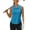 Blue, variant on PINSPARK Golf Shirt for Women Sleeveless Lightweight Sports Workout Tops V Neck with Collar Quick Dry Tank Tops