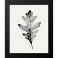thumbnail image 2 of Caroline, Emma 12x14 Black Modern Framed Museum Art Print Titled - Smoky Oak Leaf II, 2 of 5