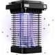 thumbnail image 1 of Matamoscas eléctrico resistente al agua para jardines, matamosquitos con rejilla de alto voltaje, seguro para familias y mascotas, para zonas interiores y exteriores de hasta 100 metros cuadrados, 1 of 5