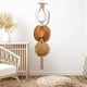 thumbnail image 5 of (Beige, Three Hats Style) Macrame Hat Hanger Hat Holder for Wall, 5 of 5
