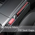thumbnail image 3 of Caja de almacenamiento para rellenar el hueco del asiento del coche, caja de almacenamiento de cuero de PU de alta calidad, sin alfombrilla antideslizante, compatible con la cartera para llaves del t, 3 of 5