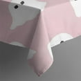 thumbnail image 5 of Pink Halloween Ghosts Square Tablecloth,Waterproof Square Table Cover,Wipeable Spillproof Washable Table Cover for Home Kitchen Party Decor 42"X42"(107x107cm), 5 of 6