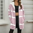 thumbnail image 2 of Casual Women's Long Sleeve Hooded Top Blouse Shacket Jacket Coat with Zipper Pocket Loose Fit Warm Fleece Lined Outerwear for Fall Winter | CSEONE,Pink L, 2 of 9