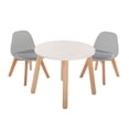 thumbnail image 1 of Mesa Circular Duduk con 2 Sillas Frankfurt Gris Barniz, 1 of 3