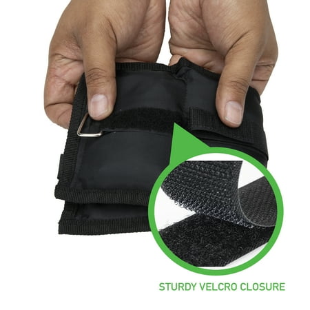 Mind Reader 2 Pack Two pound ankle weights - Black