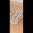 thumbnail image 4 of Paquete de 2 soportes para pintalabios, organizador de maquillaje y lápiz labial acrílico, vitrina de cosméticos transparente para pintalabios, brochas y botellas, 4 of 5