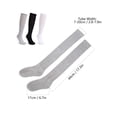 thumbnail image 3 of Deago 3 Pairs Extra Wide Diabetic Socks for Men Women Non-Binding Over the Calf Knee High Sock Neuropathy Hospital Swollen Socks with Cushioned Sole (Black), 3 of 9