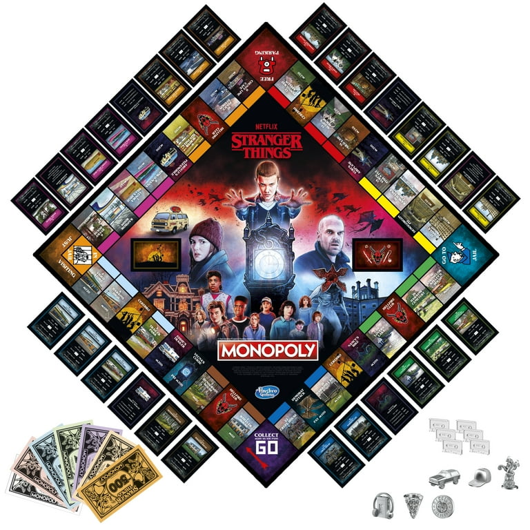 Monopoly: Netflix Stranger Things Edition Board Game for Adults and Teens  Ages 14+ 