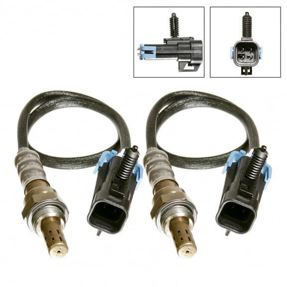 Maxfavor 2Pcs O2 Oxygen Sensor for Cadillac CTS 6.0L 2006-2007, Chevrolet Silverado 1500 Downstream