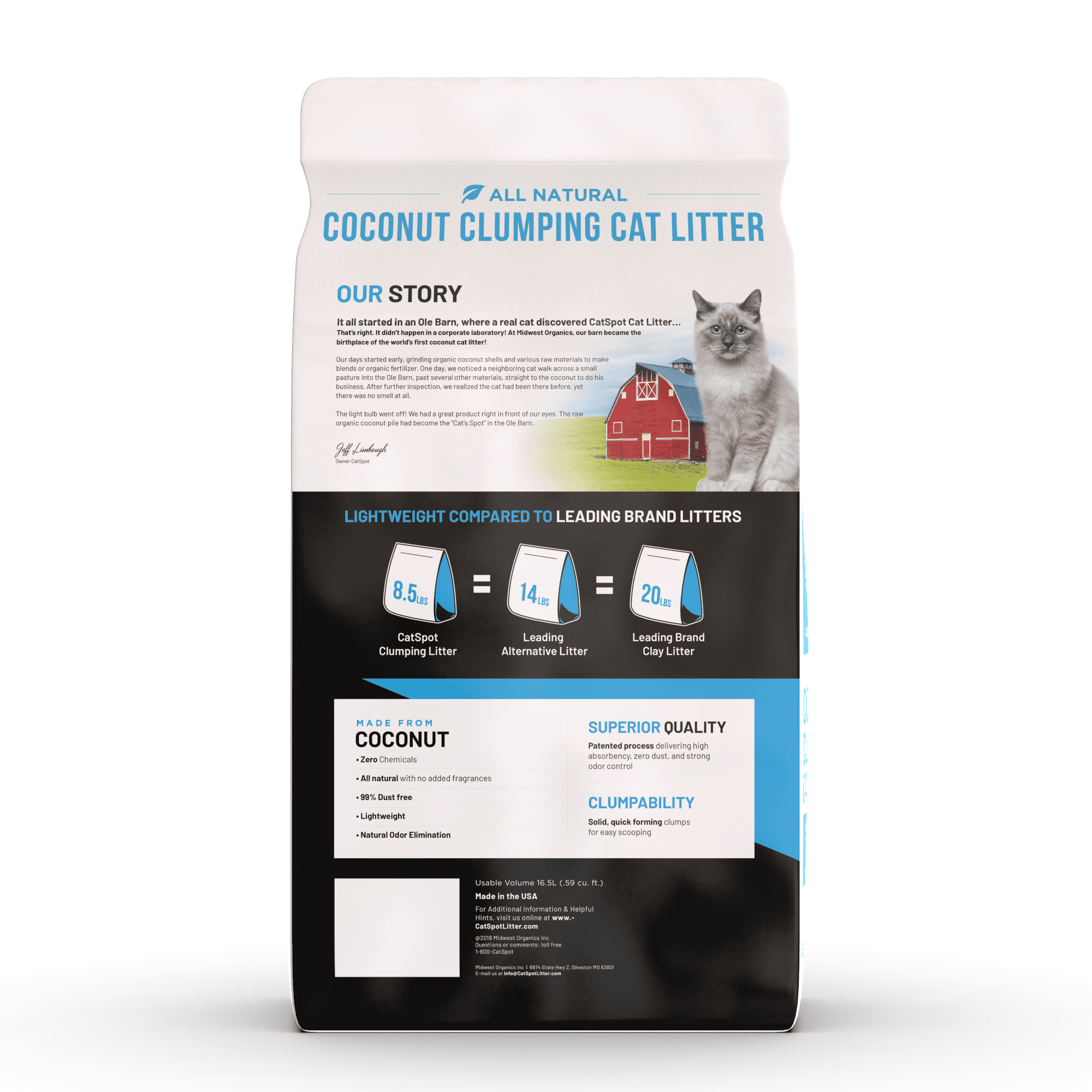 Cat spot litter clearance owner